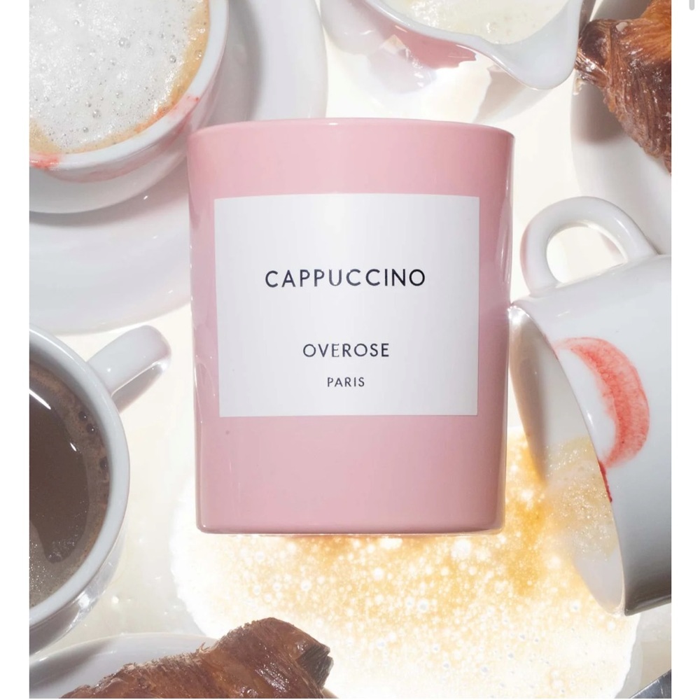 Overose Paris Cappuccino Pink Candle